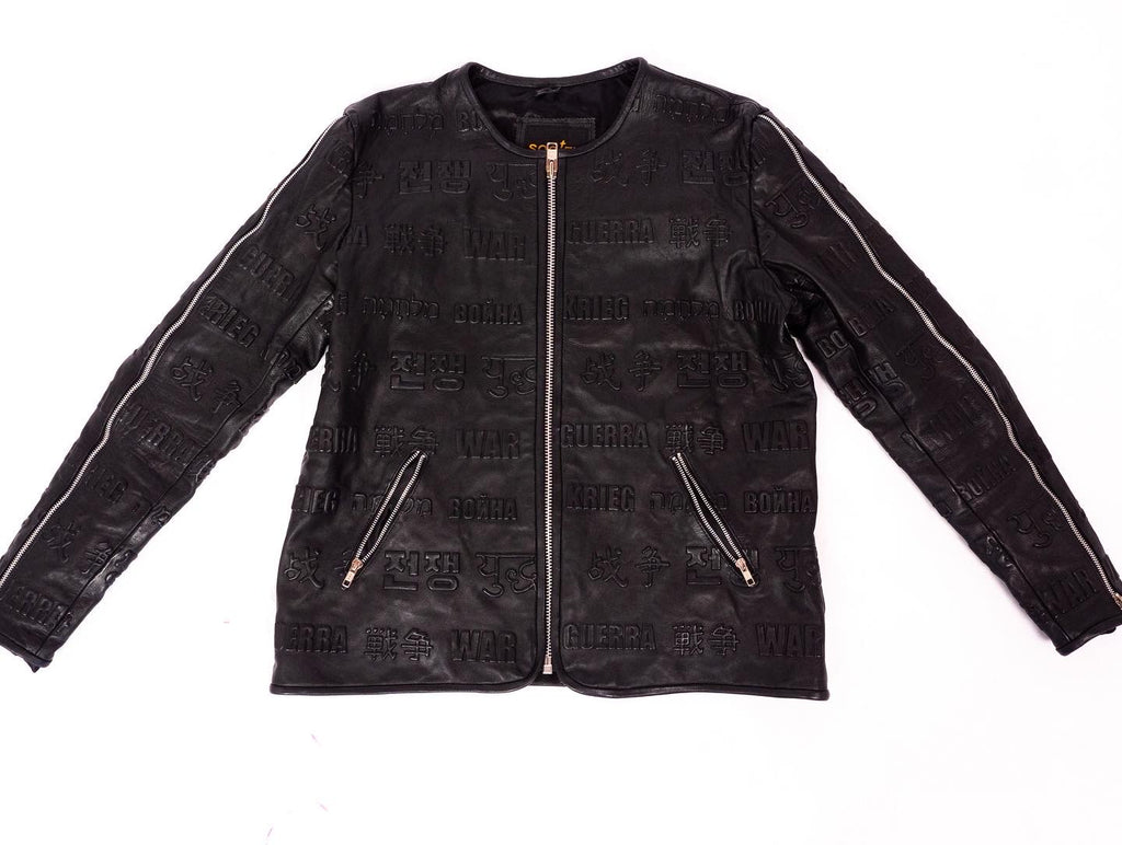 SociEX War Leather Jacket (3 COLORS)